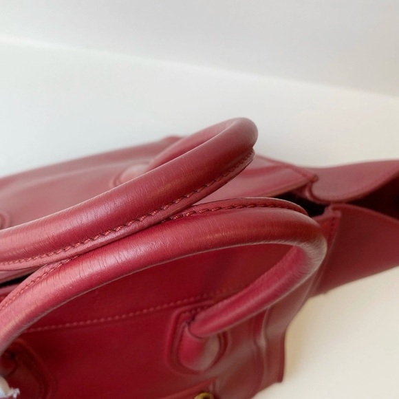 Celine Phantom Luggage Red - Picture 9 of 12